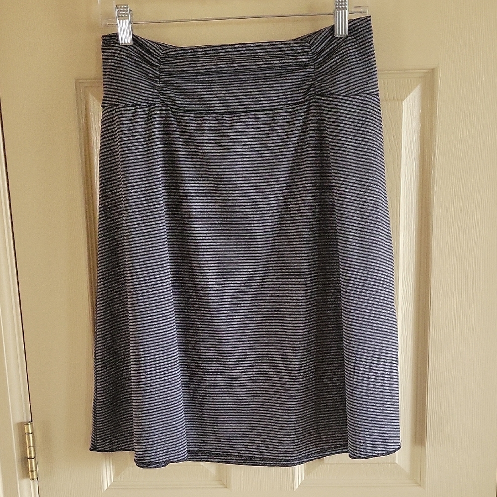 Tranquility by Colorado Clothing Navy and White A-Line Skirt